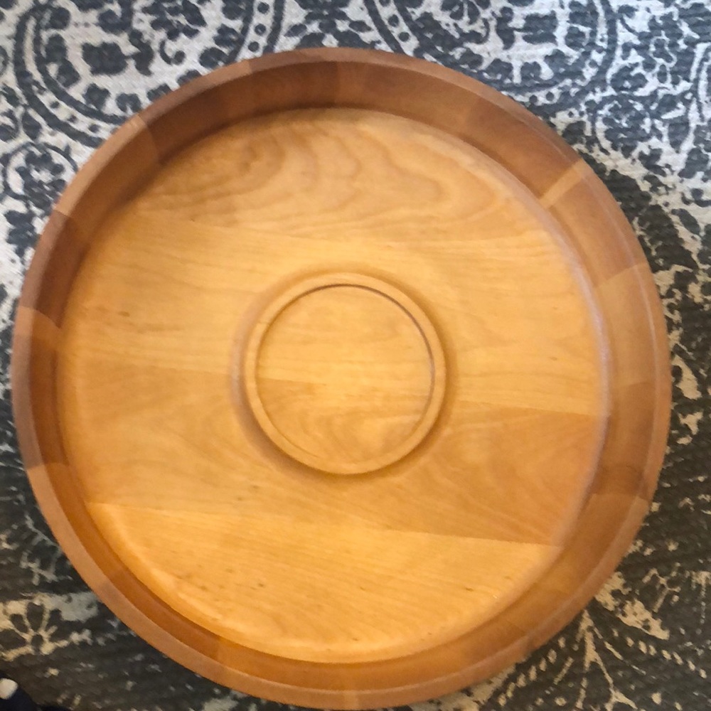 John McLeod - WilliamsSonoma wood bowl platter